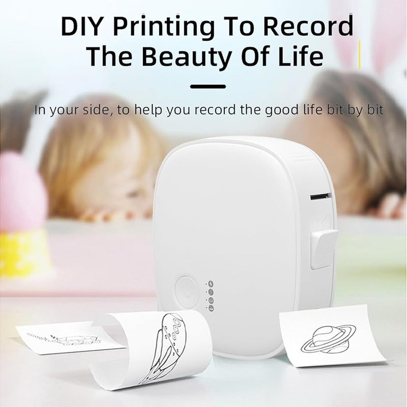 Mavis Laven Mini Portable Thermal Label Printer with Multiple Templates for Home Office Organization - Image 2